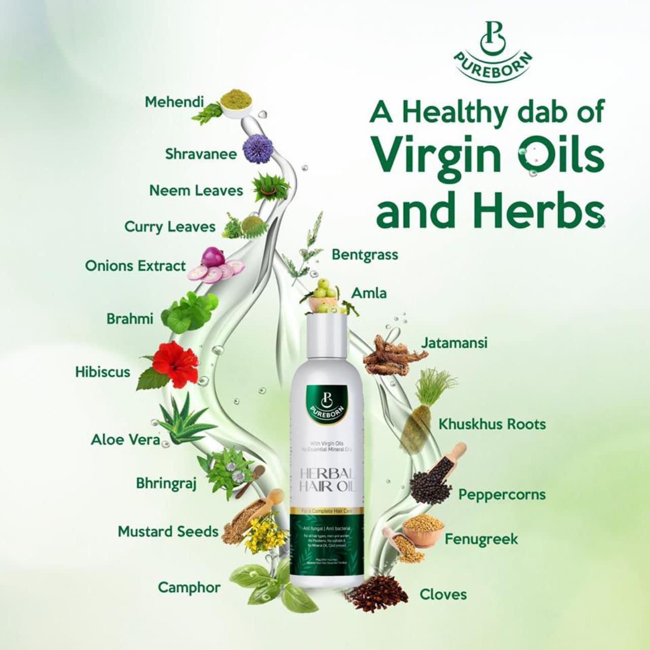 Herbal Hair Oil 200ml
